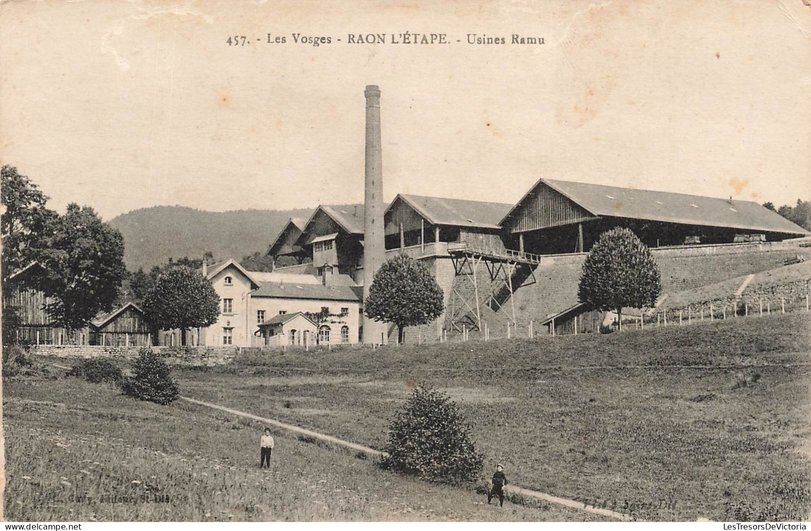 FRANCE - Raon L'Etape - Vue Sur Les Usines Ramu - Carte Postale Ancienne - Raon L'Etape