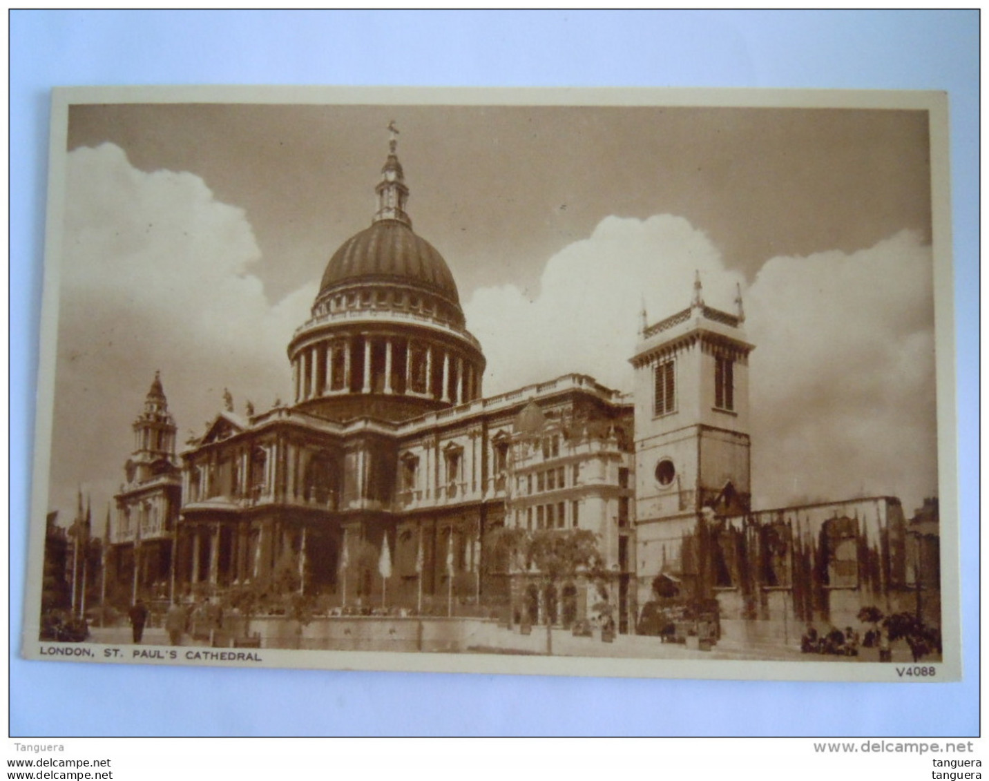 London St. Paul's Cathedral Used 1955 Edit Photochrom - St. Paul's Cathedral