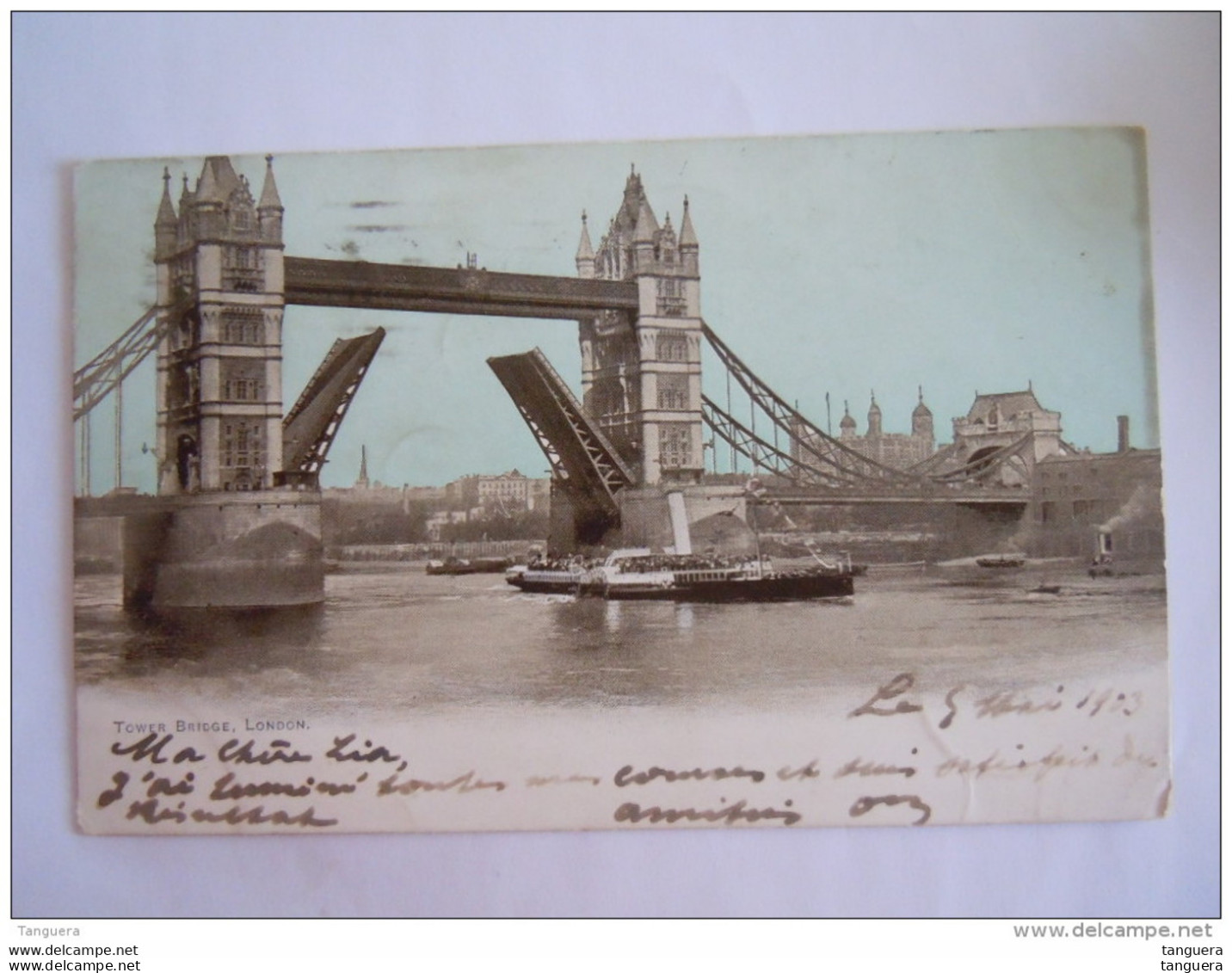 London Tower Bridge Used 1903 - River Thames