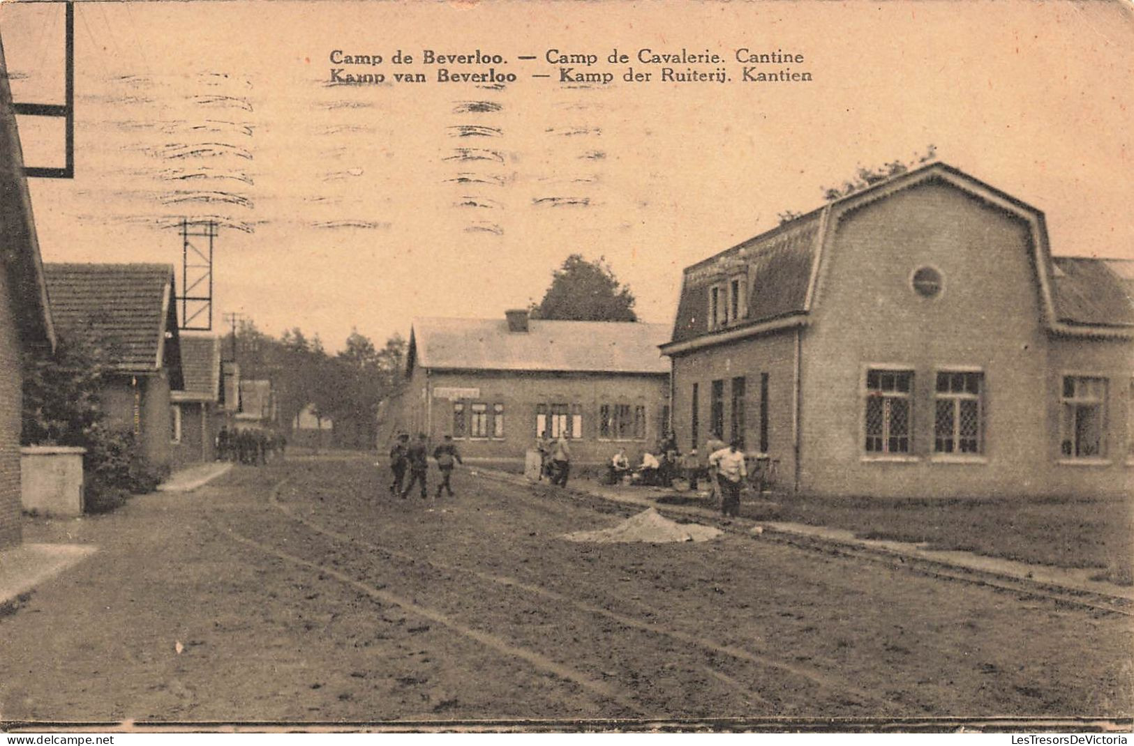 BELGIQUE - Camp De Beverloo - Camp De Cavalerie - Cantine - Carte Postale Ancienne - Leopoldsburg (Beverloo Camp)