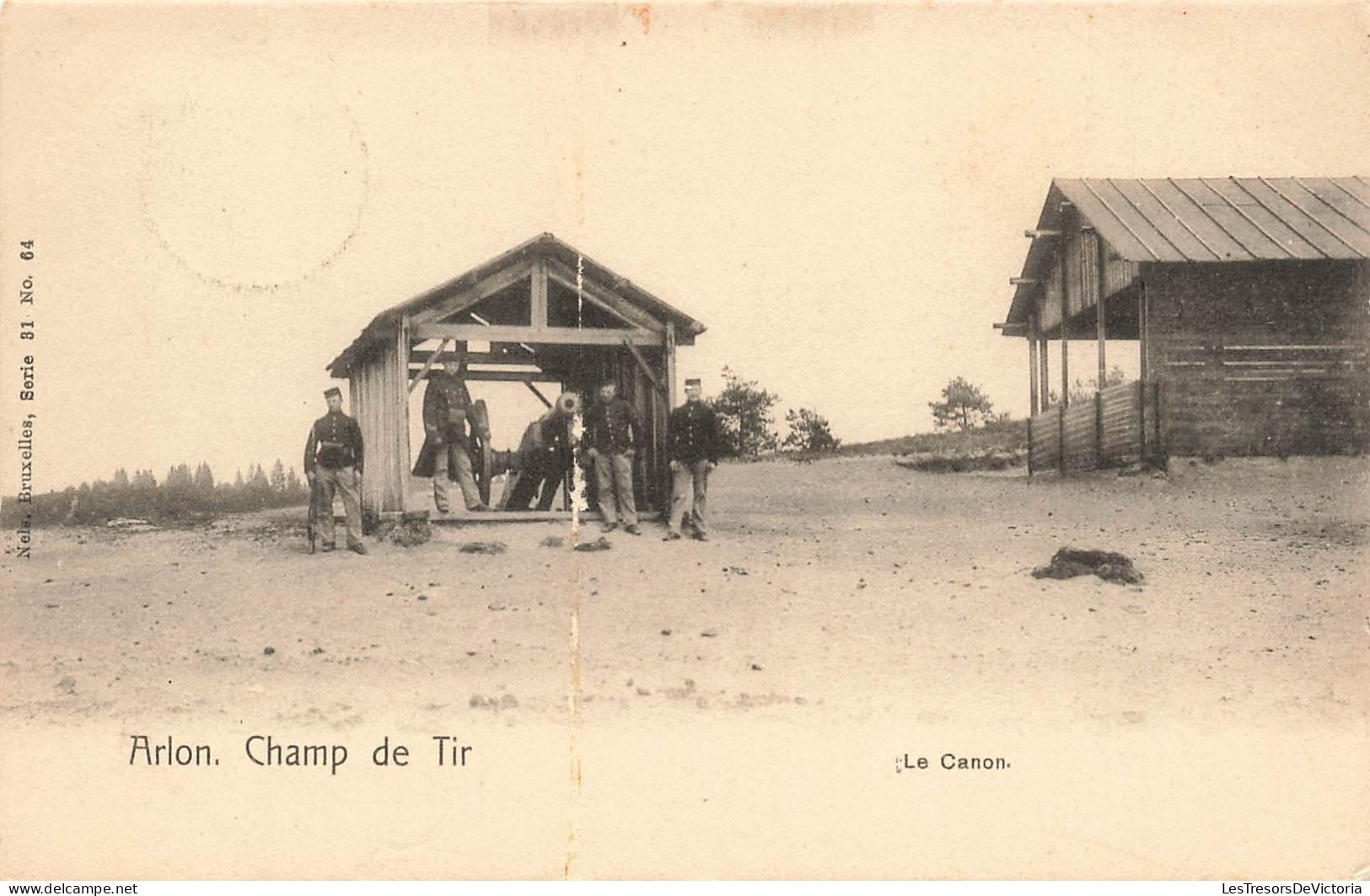 BELGIQUE - Arlon - Champ De Tir - Le Canon - Carte Postale Ancienne - Arlon