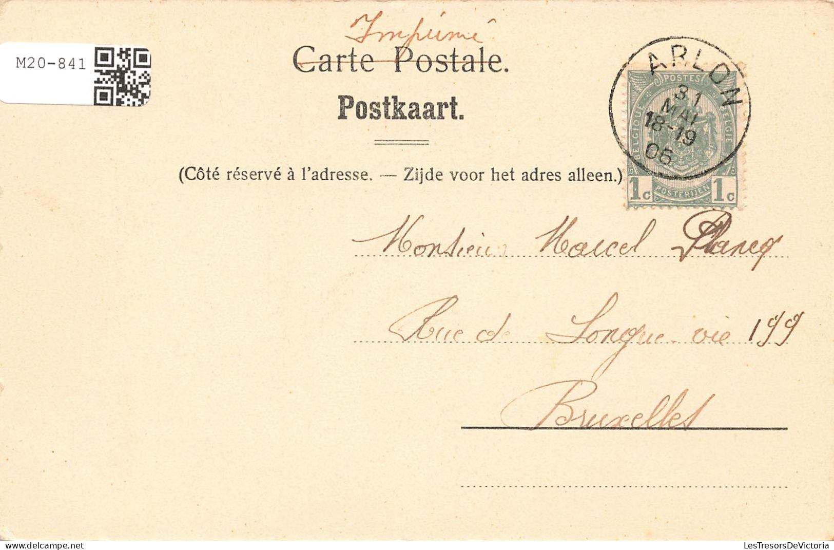 BELGIQUE - Arlon - Champ De Tir - Le Canon - Carte Postale Ancienne - Arlon