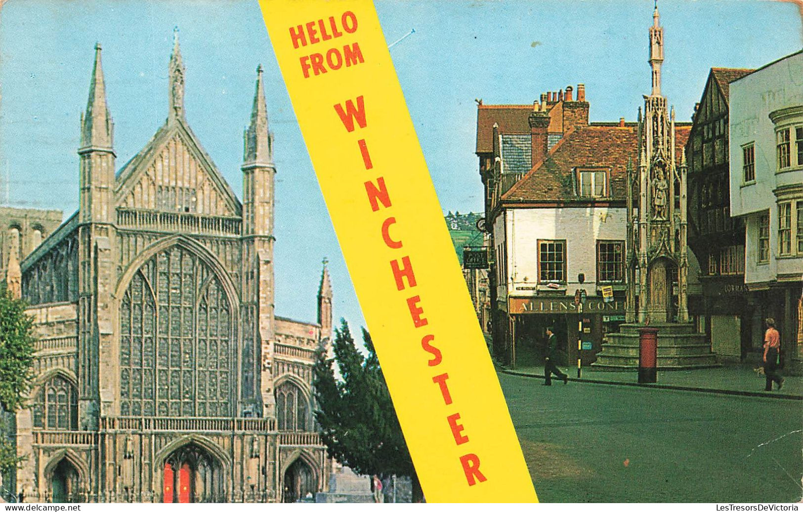 ROYAUME-UNI - Angleterre - Winchester - Cathédrale - Colorisé - Carte Postale - Winchester