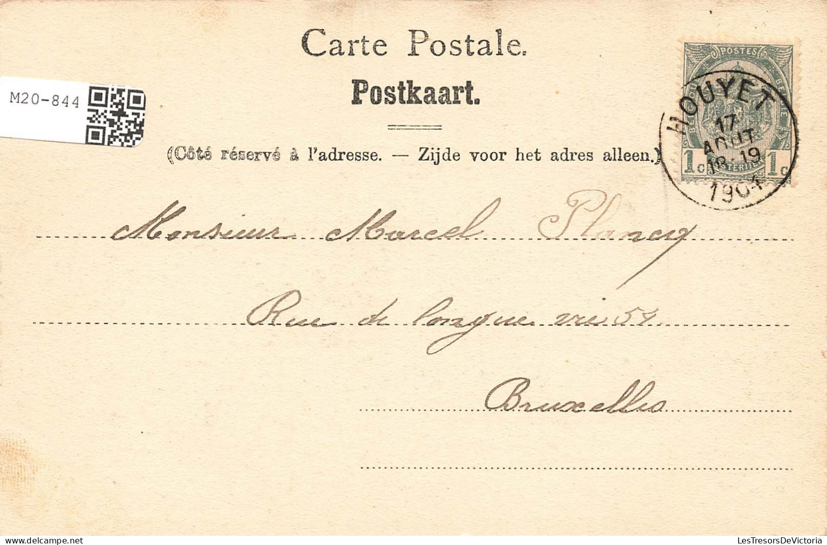 BELGIQUE - Houyet - Chateau D'Ardenne - Un Coin Du Parc - Bassin - Carte Postale Ancienne - Houyet