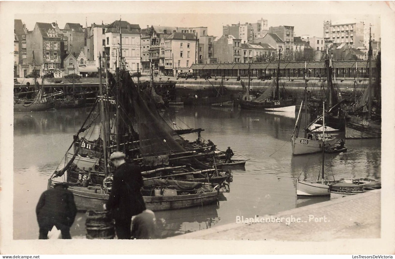 BELGIQUE - Blankenberge - Port - Bateaux De Pêche - Carte Postale Ancienne - Blankenberge