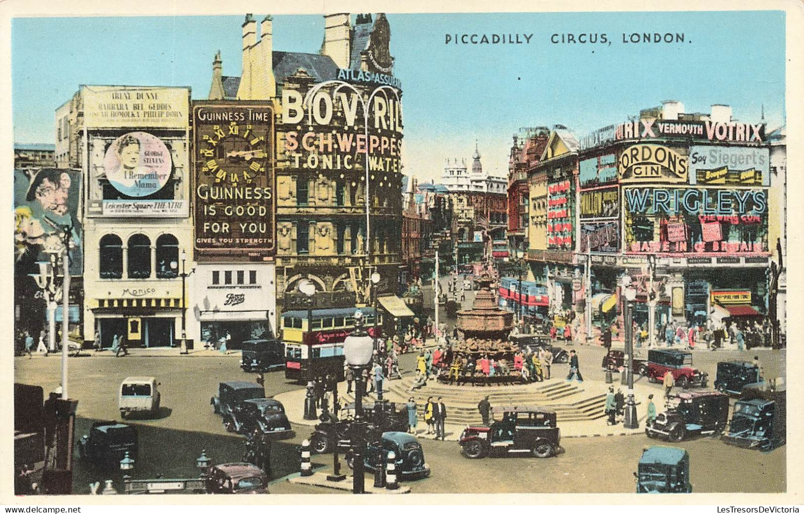 ROYAUME-UNI - Angleterre - London - Piccadilly Circus - Colorisé - Carte Postale - Piccadilly Circus