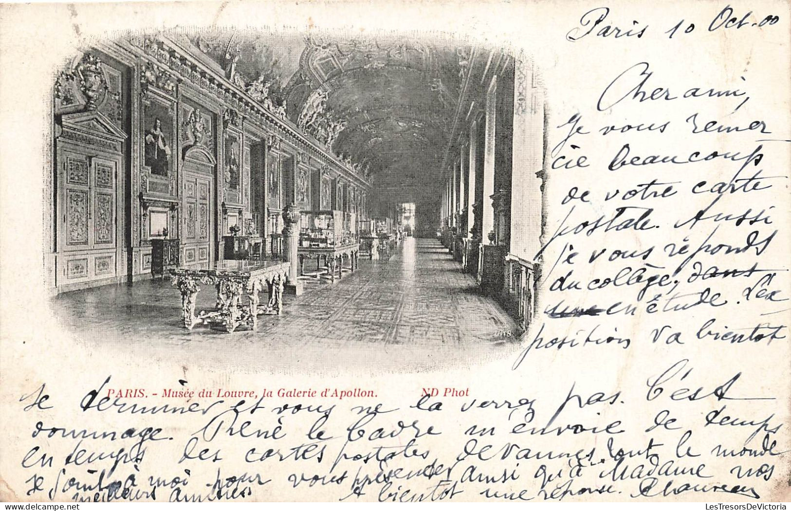 FRANCE - Paris - Musée Du Louvre - La Galerie D’Apollon - Carte Postale Ancienne - Museen