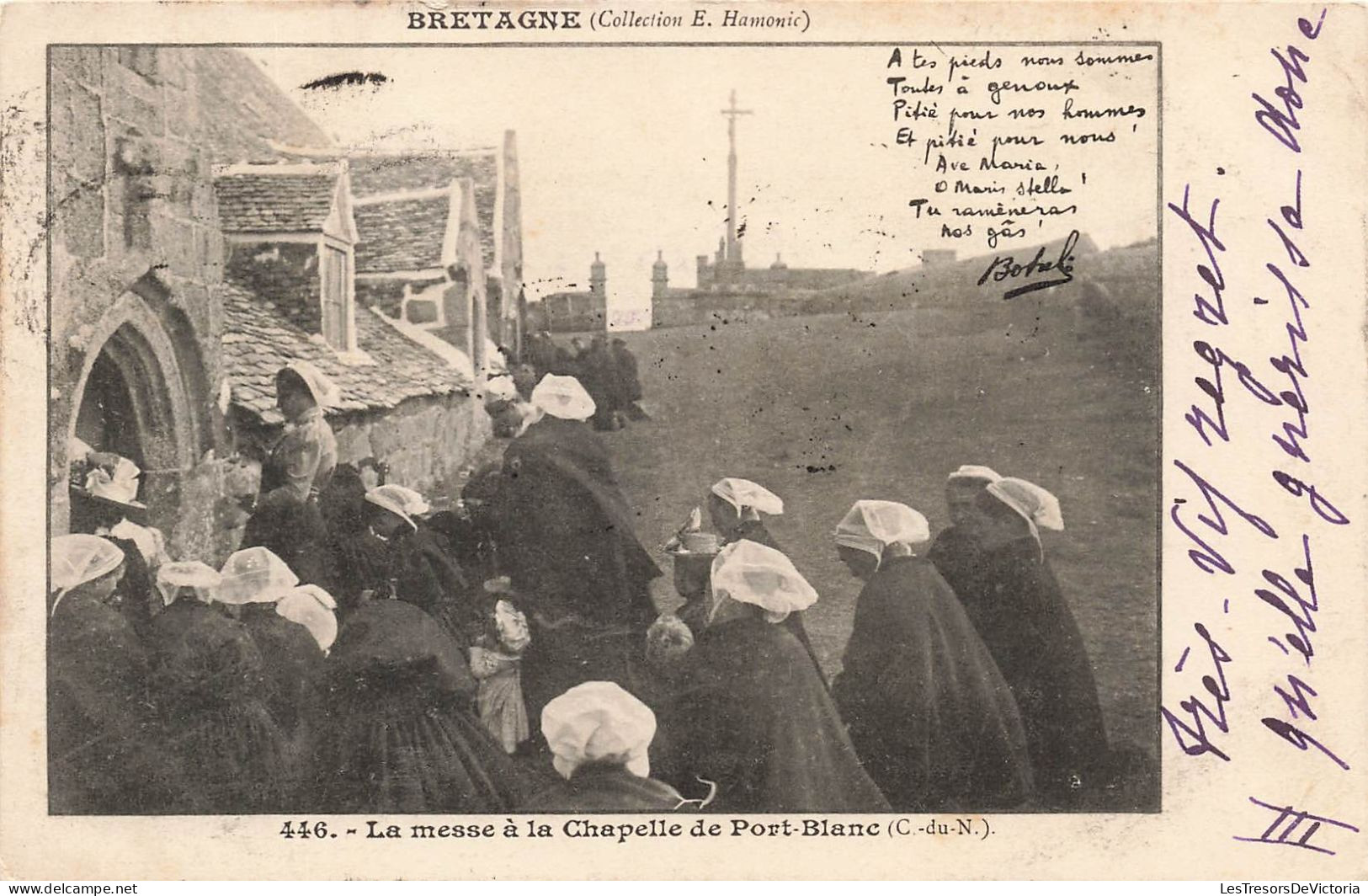 FRANCE - Penvénan - La Messe à La Chapelle De Port Blanc - Carte Postale Ancienne - Penvénan