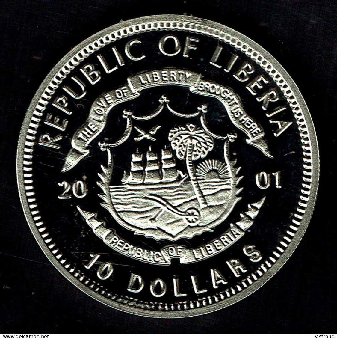 LIBERIA - Monnaie - Année 2001 - 10 DOLLARS. - WORLD WAR II 1939-1945: DELIVERANCE AT DUNKIRK.. - Liberia