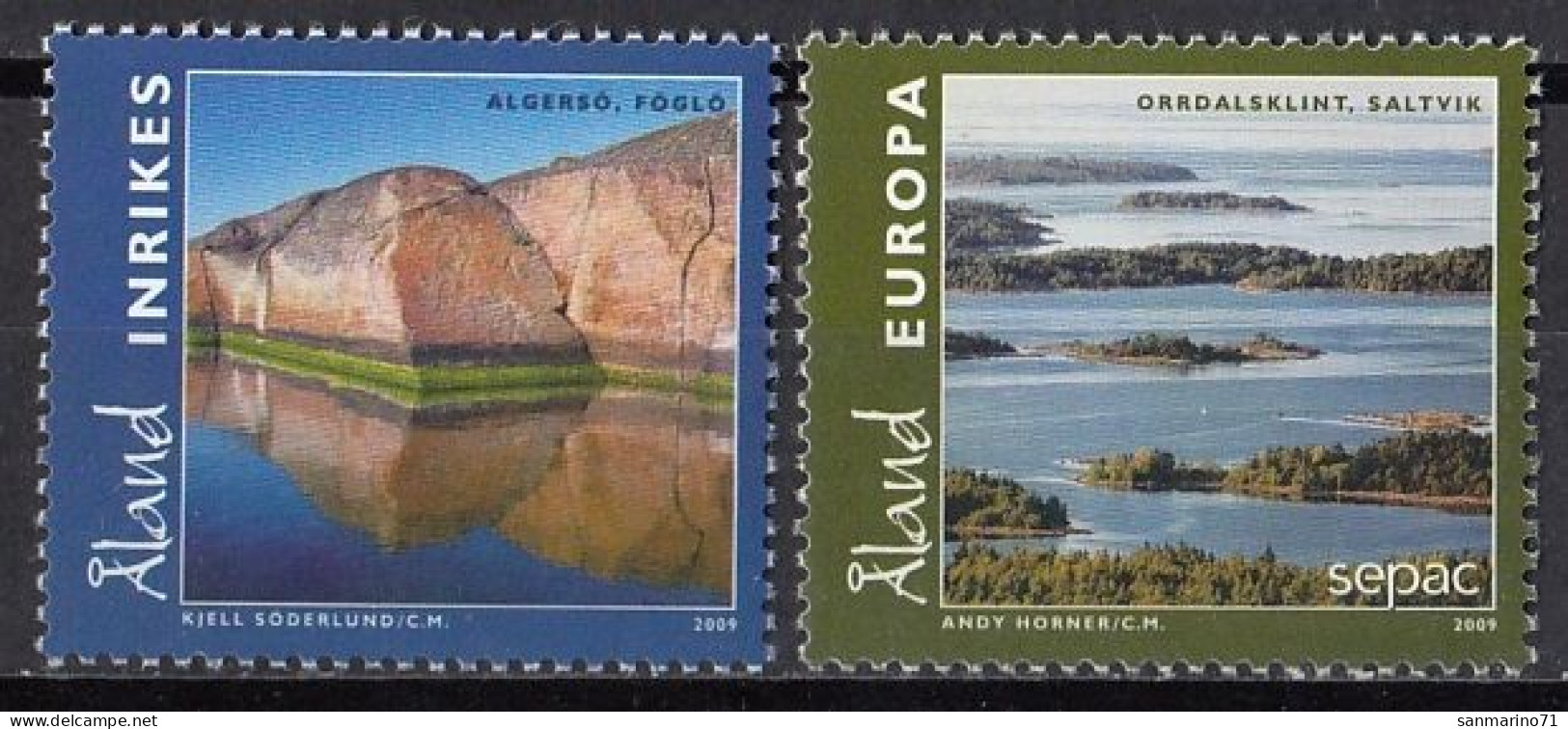 ALAND 316-317,unused - Islas