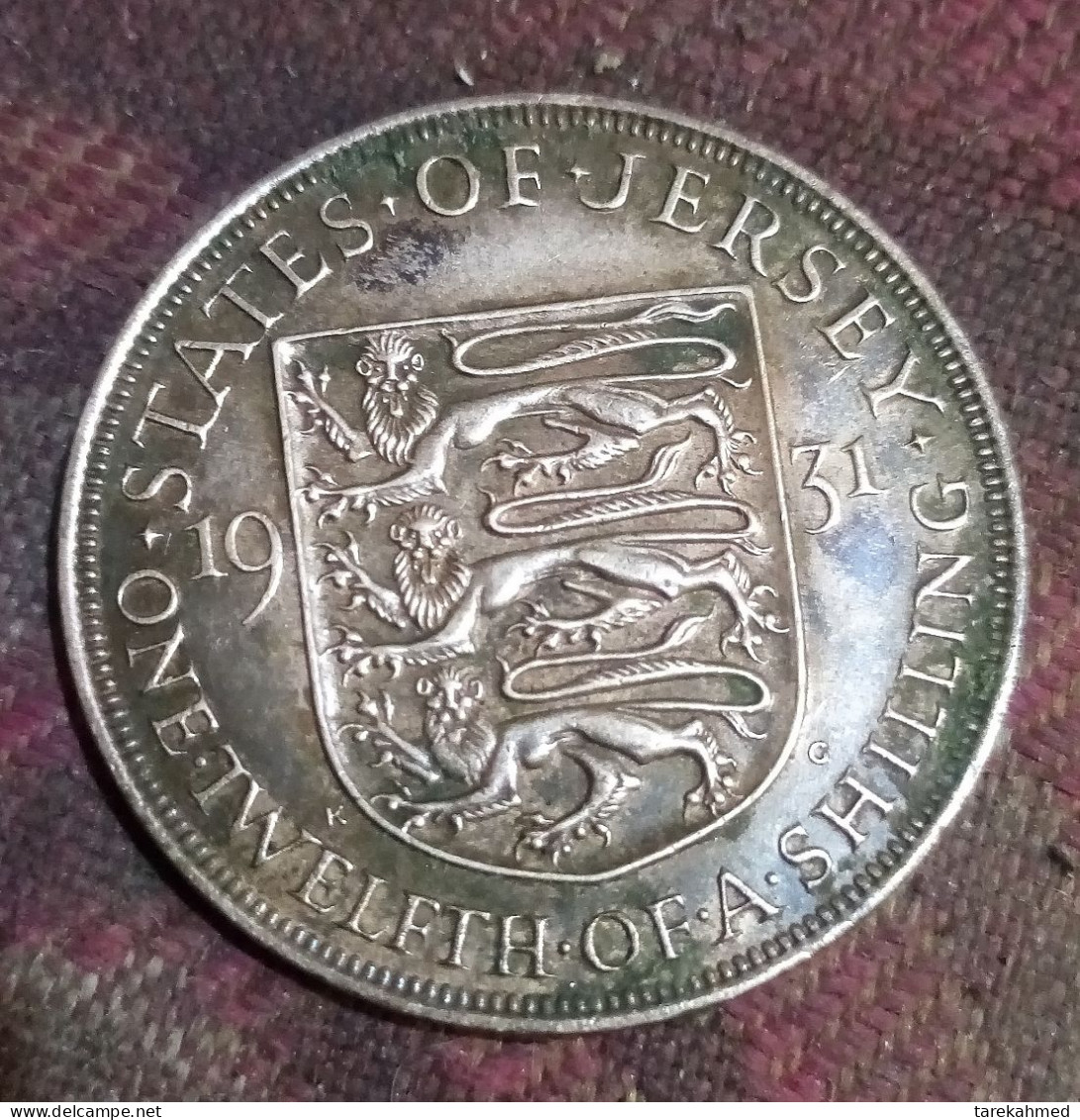 Jersey - 1/12 Shilling - 1931 - KM 16 - George V, Gomaa - Jersey
