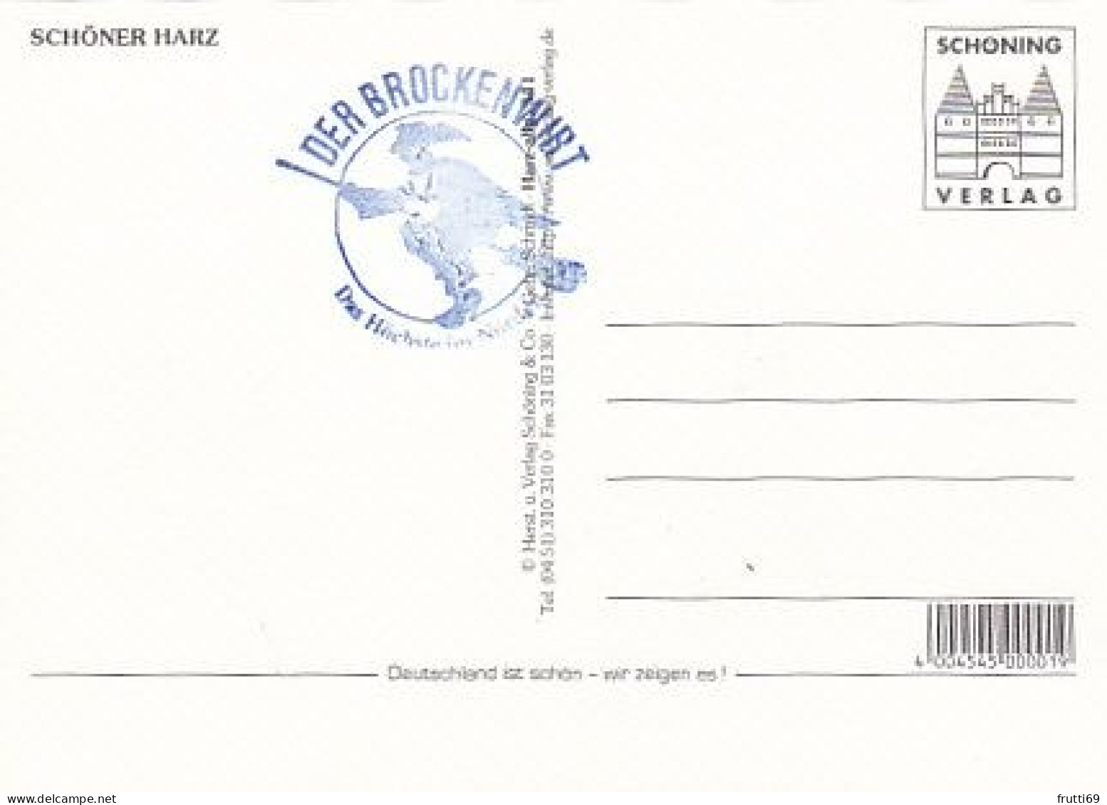 AK 181471 GERMANY - Brocken / Oberharz - Oberharz