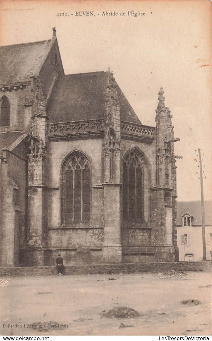FRANCE - Elven - Abside De L'Eglise - Carte Postale Ancienne - Elven