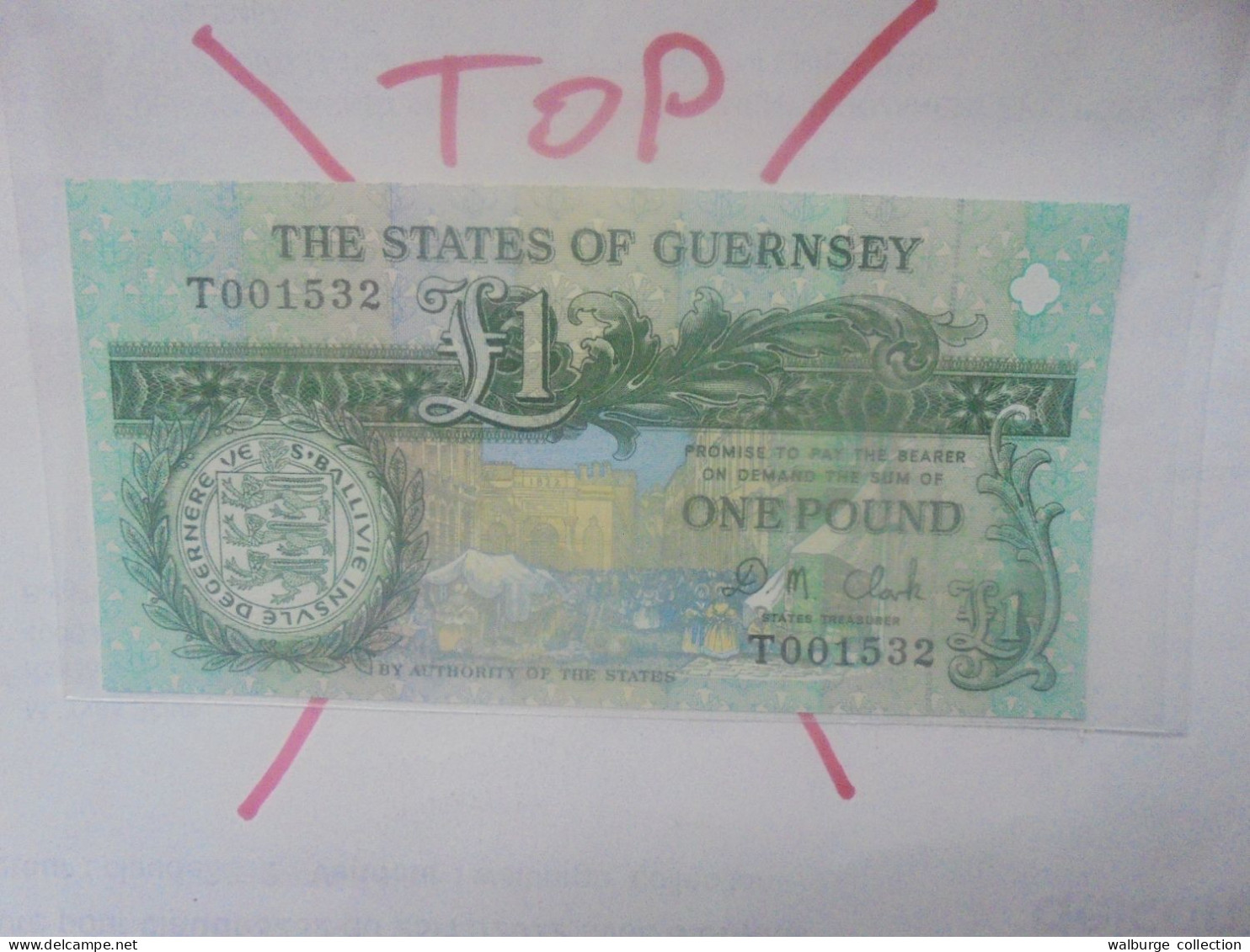 GUERNESEY 1 POUND 1991 Signature "C" Neuf (B.31) - Guernsey