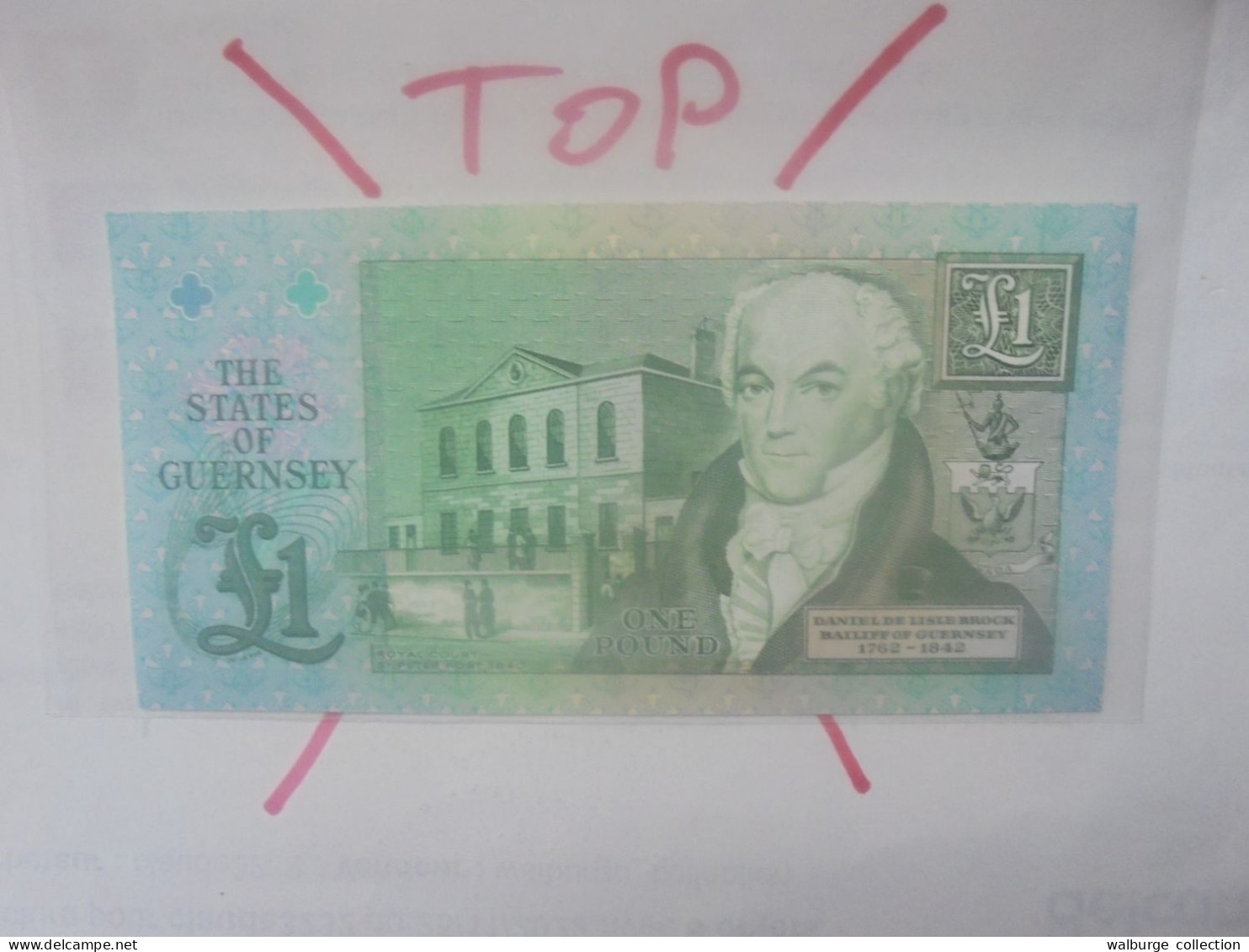 GUERNESEY 1 POUND 1991 Signature "C" Neuf (B.31) - Guernsey