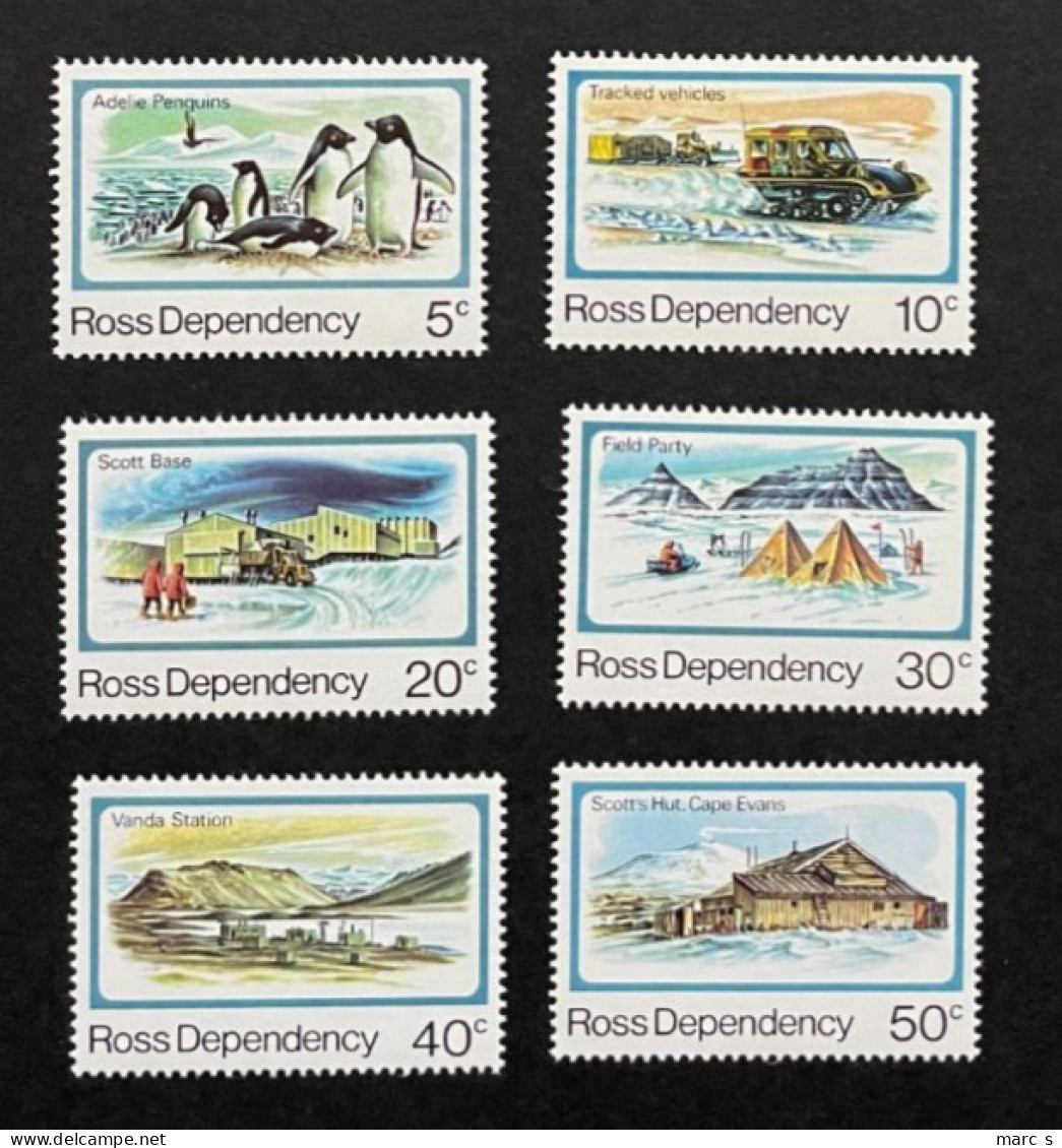 ROSS 1982 - NEUF**/MNH - LUXE - Série Complète YT 15 / 20 - Mi 15 / 20 - SCOTT BASE - PINGOUINS - Unused Stamps