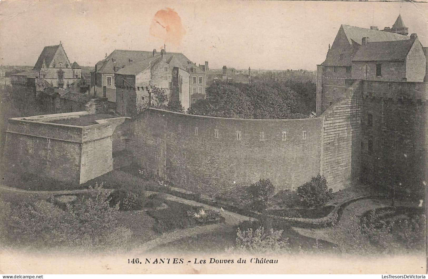 FRANCE - Nantes - Les Douves Du Château - Carte Postale Ancienne - Nantes