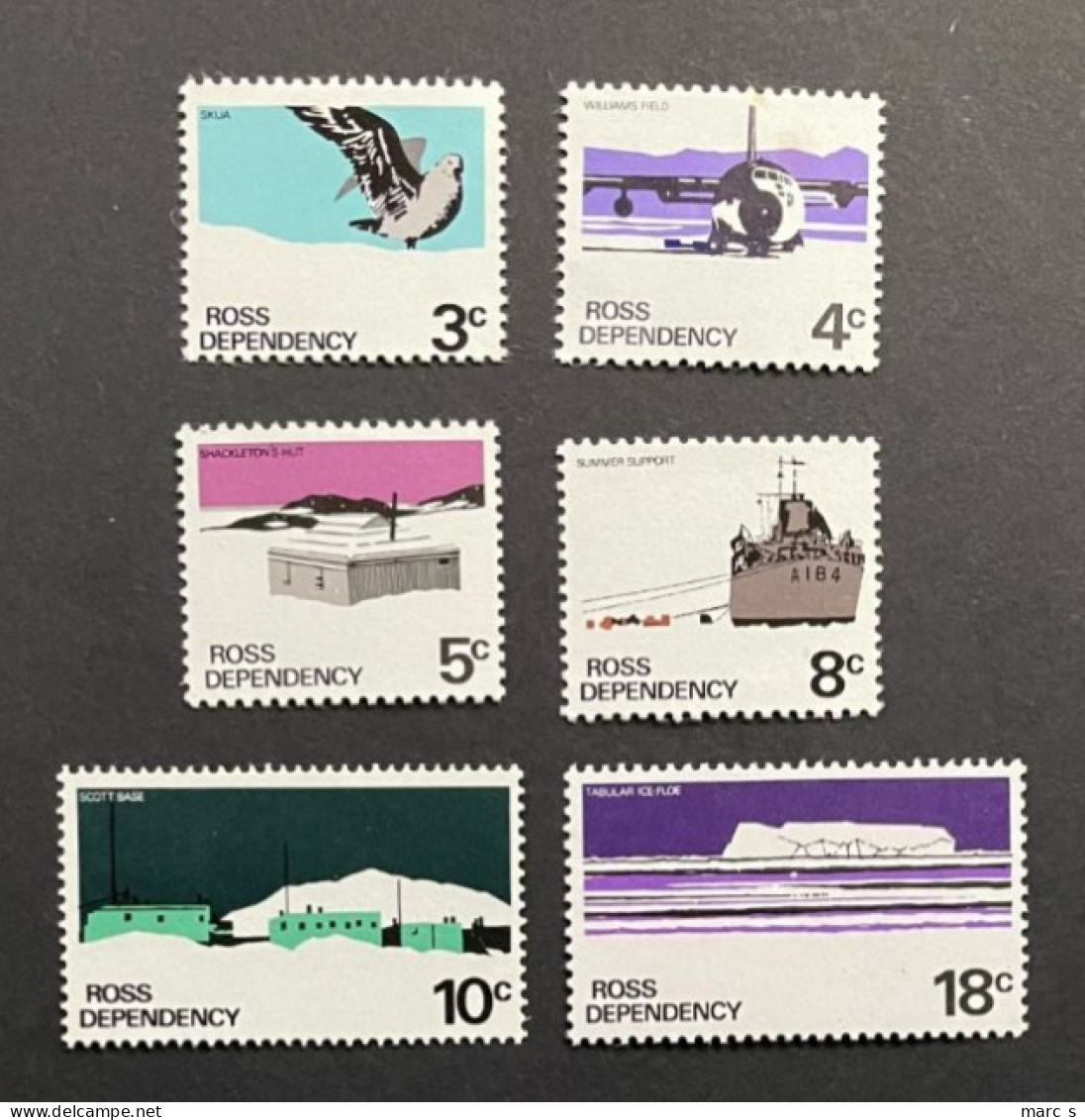 ROSS 1972 - NEUF*/MH - LUXE - Série Complète YT 9 / 14 - Unused Stamps