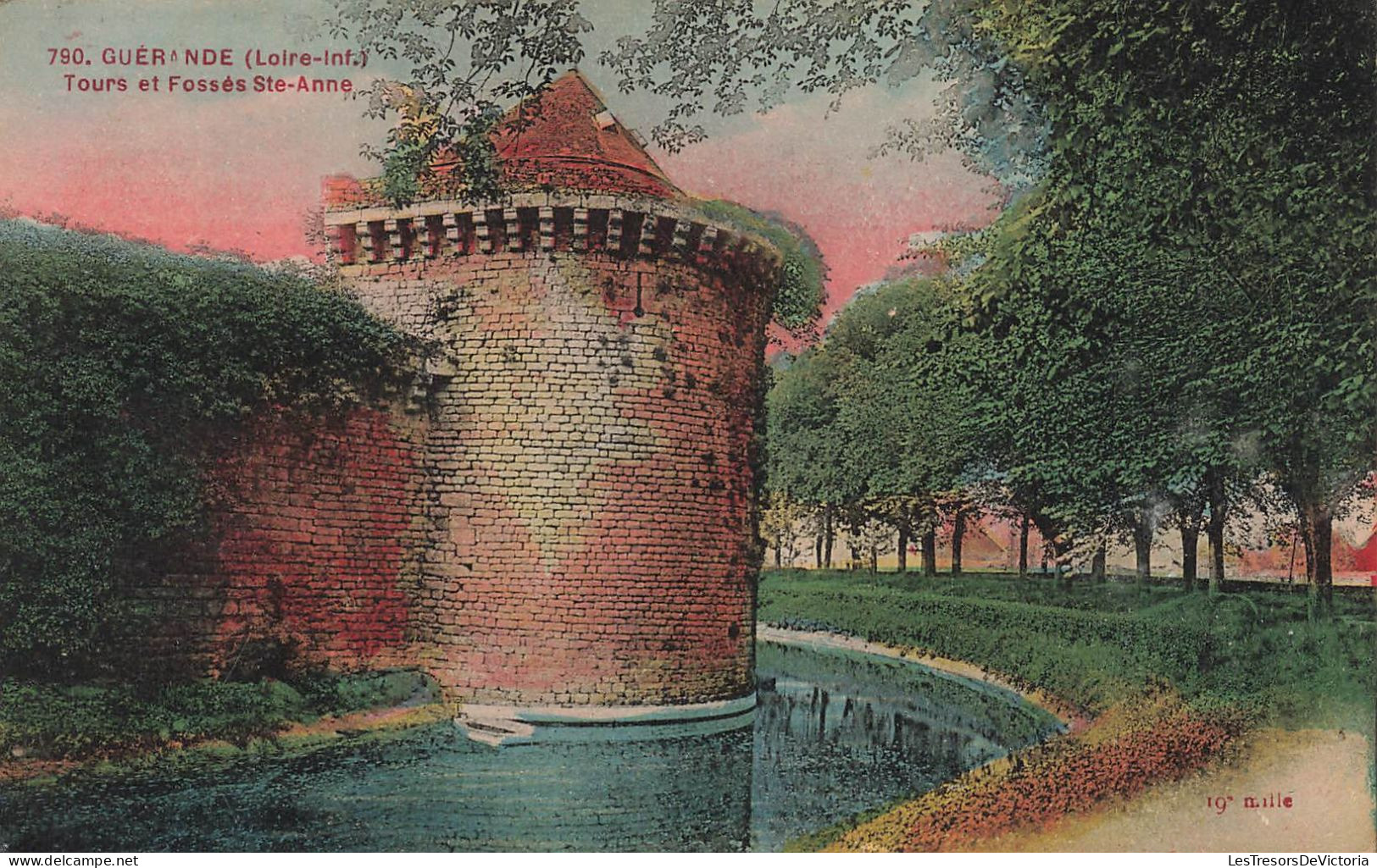 FRANCE - Guérande - Tours Et Fossés Sainte-Anne - Carte Postale Ancienne - Guérande