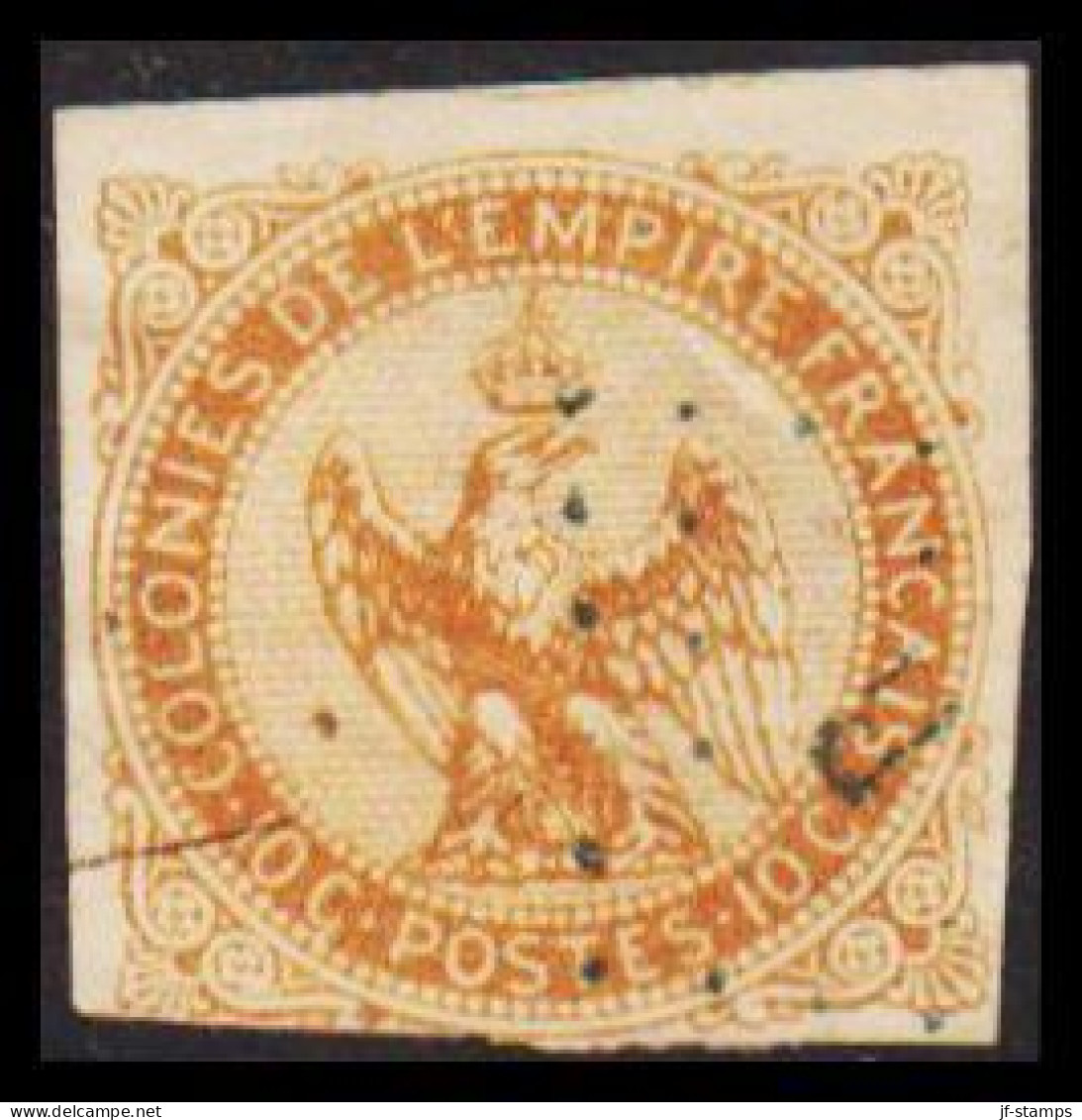 1859-1865. COLONIES DE L'EMPIRE FRANCAIS. 10 C POSTES. Eagle.  - JF537316 - Altri & Non Classificati