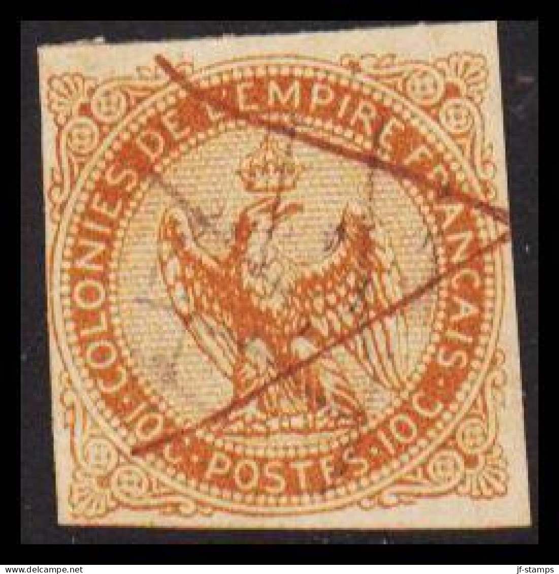 1859-1865. COLONIES DE L'EMPIRE FRANCAIS. 10 C POSTES. Eagle.  - JF537318 - Sonstige & Ohne Zuordnung