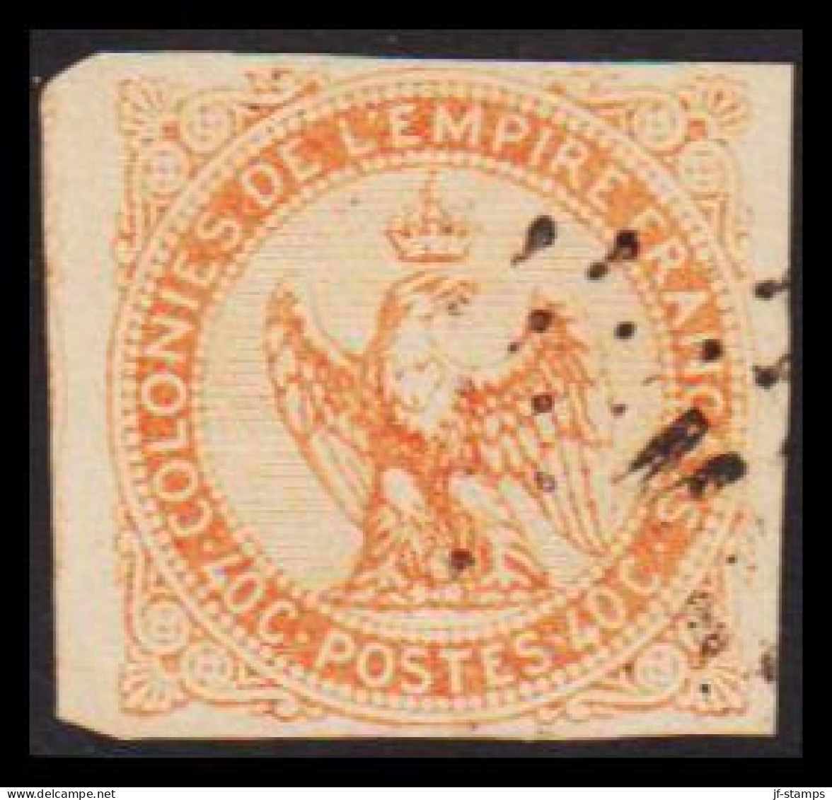 1859-1865. COLONIES DE L'EMPIRE FRANCAIS. 40 C POSTES. Eagle.  - JF537324 - Altri & Non Classificati