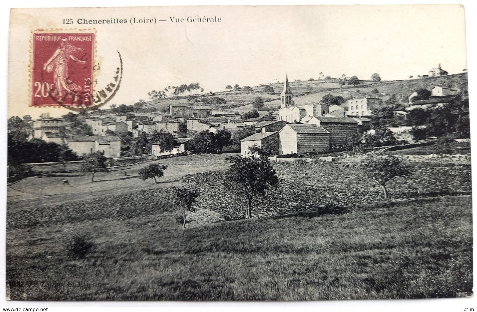 CPA Carte Postale / 42 Loire, Forez, Saint-Jean-Soleymieux, Chenereilles / Coll. J. Zaugg - 125 / Vue Générale. - Saint Jean Soleymieux