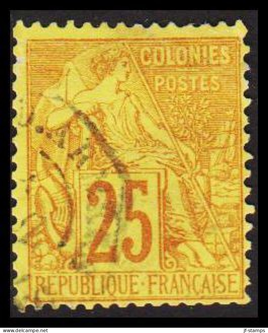 1881-1886. COLONIES FRANCAIS. 25 C COLONIES POSTES.  - JF537339 - Other & Unclassified