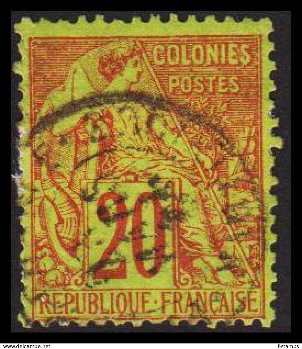 1881-1886. COLONIES FRANCAIS. 20 C COLONIES POSTES.  - JF537347 - Other & Unclassified