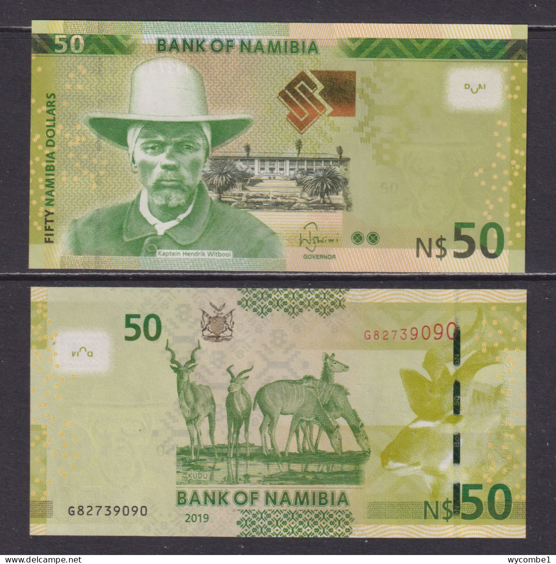 NAMIBIA - 2019 50 Dollars UNC - Namibia