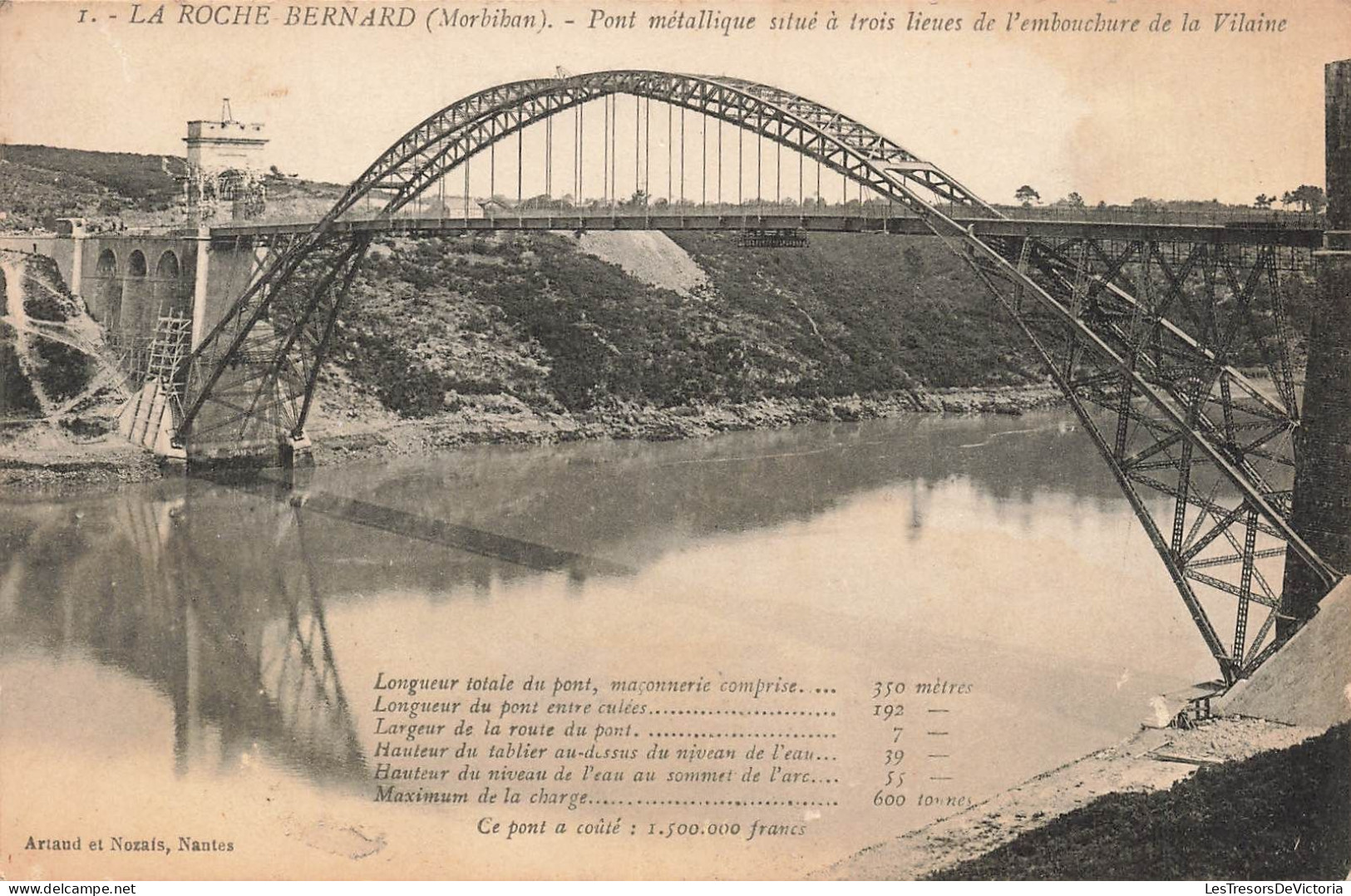 FRANCE - La Roche-Bernard - Pont Métallique Situé à Trois Lieues De L'embouchure De La Vilaine - Carte Postale Ancienne - La Roche-Bernard