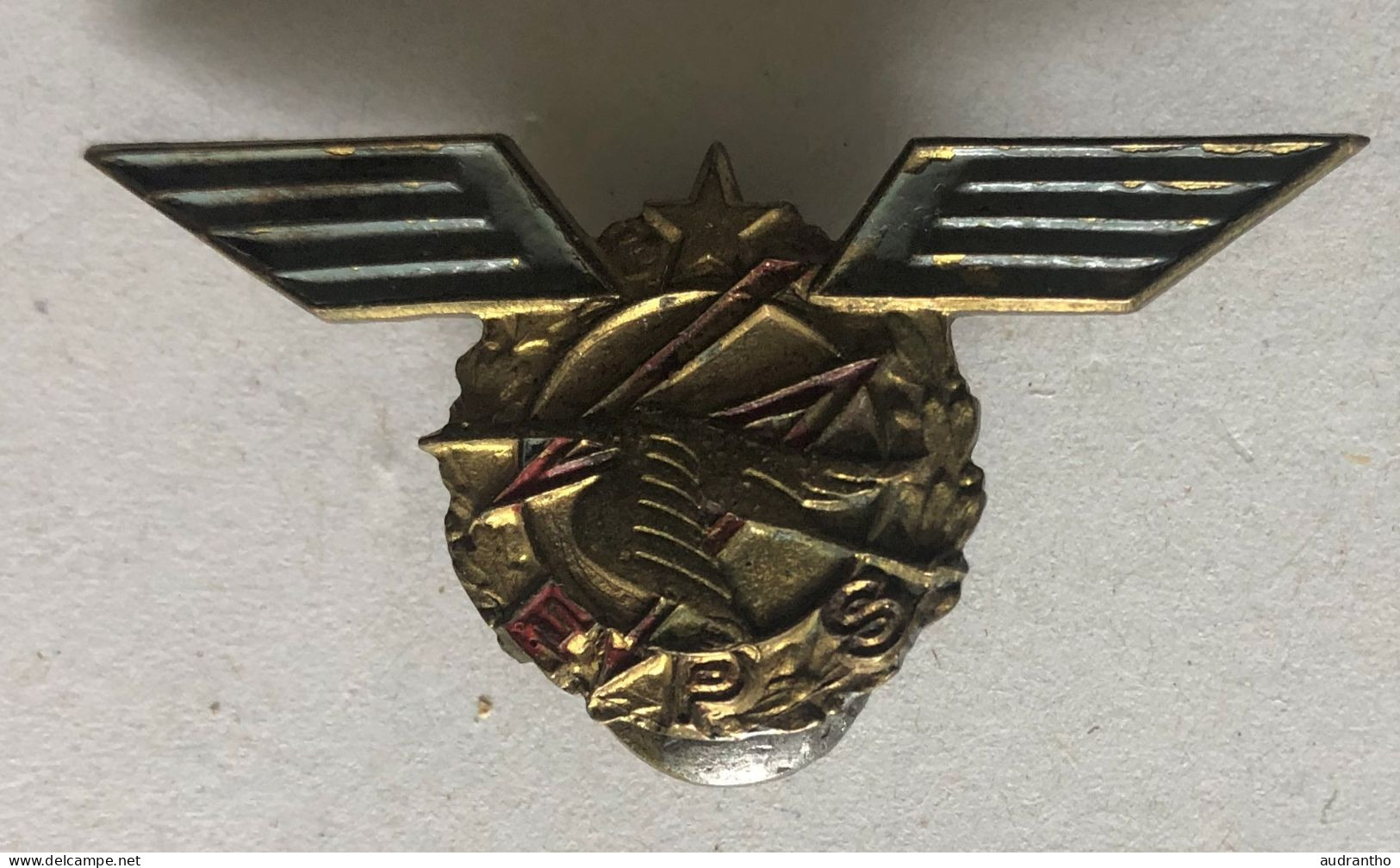 Insigne De Boutonnière En Métal - Aviation EPS - école Professionnelle Supérieure Paris 21 Rue Constantine - Forze Aeree