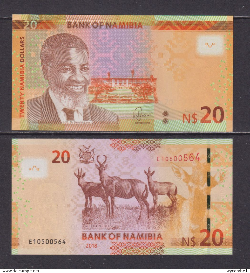 NAMIBIA - 2018 20 Dollars UNC - Namibia