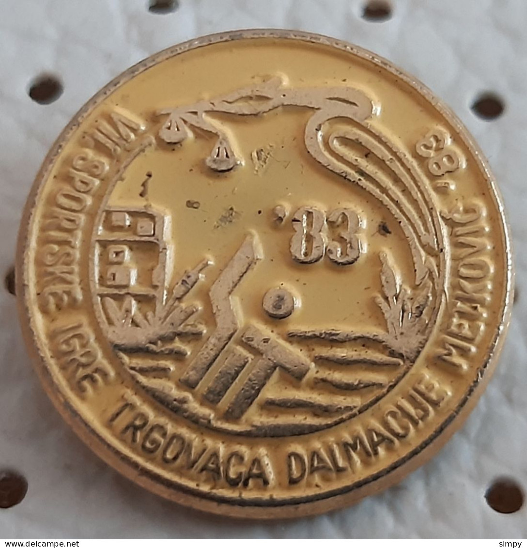 Sport Games Vaterpolo Water Polo Dalmacija Metkovic 1983  Croatia Pin - Water-Polo