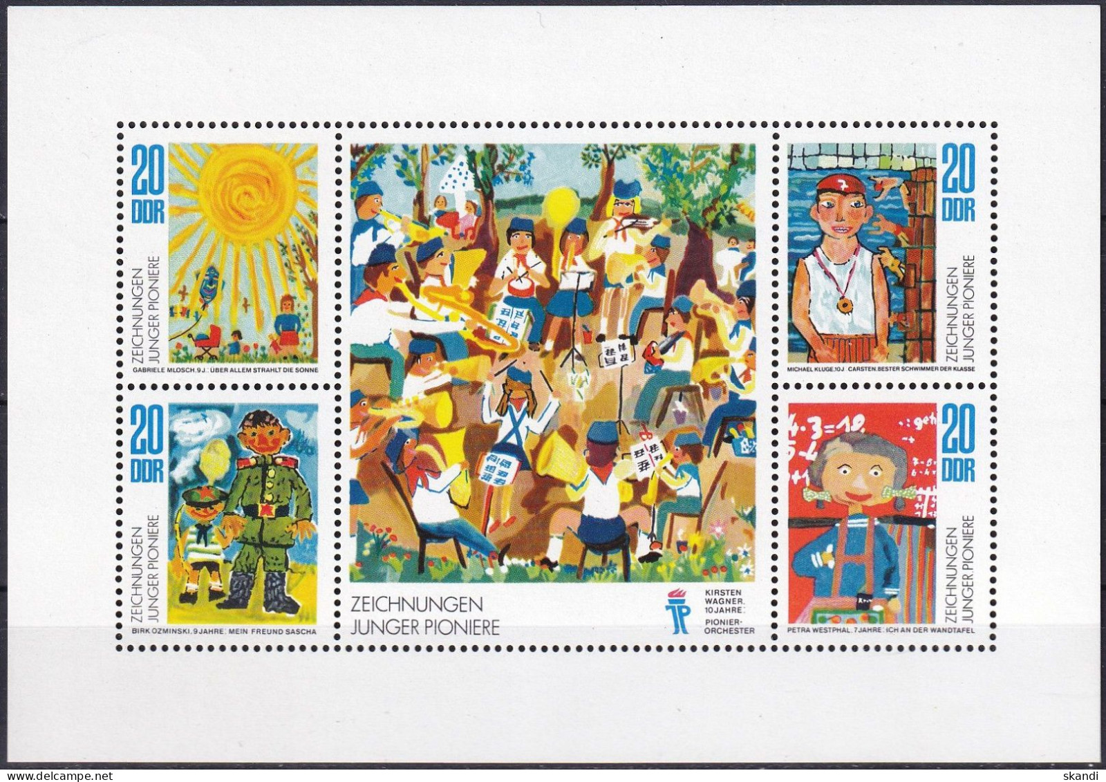 DDR 1974 Mi-Nr. 1991/94 Kleinbogen ** MNH - 1971-1980