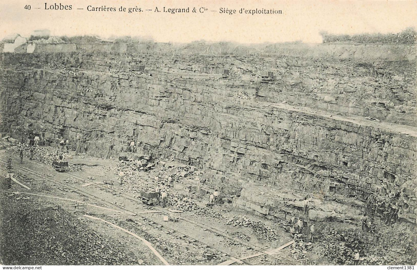 Belgique Lobbes Carrieres De Gres A Legrand Et Cie Siege D'exploitation - Lobbes