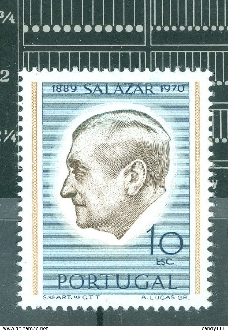 1971 Antonio De Oliveira Salazar,Prime Minister,Portugal,1136B,1137B,1138A,MNH - Neufs