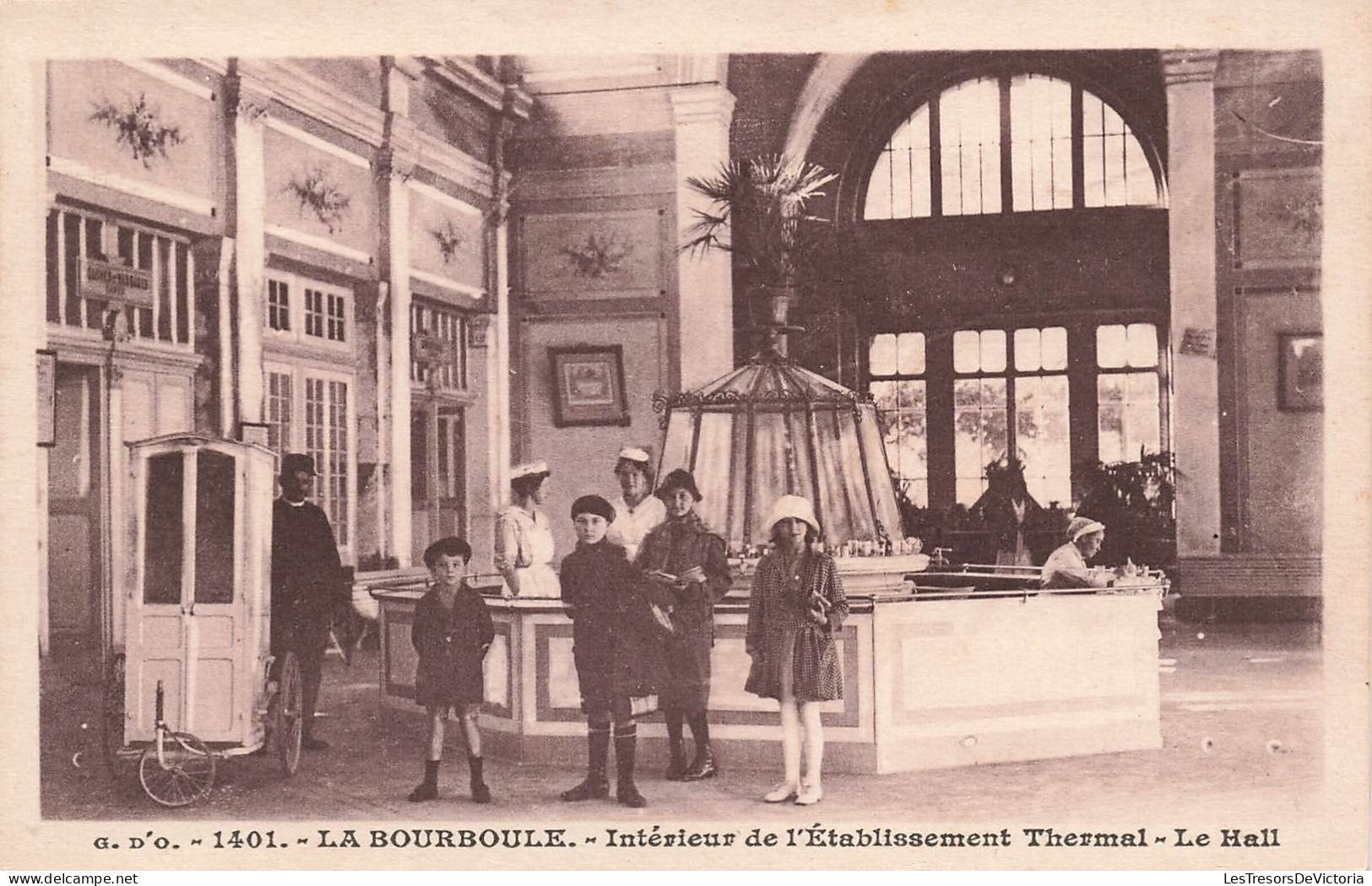 FRANCE - La Bourboule - Intérieur De L'établissement Thermal - Le Hall - Carte Postale Ancienne - La Bourboule