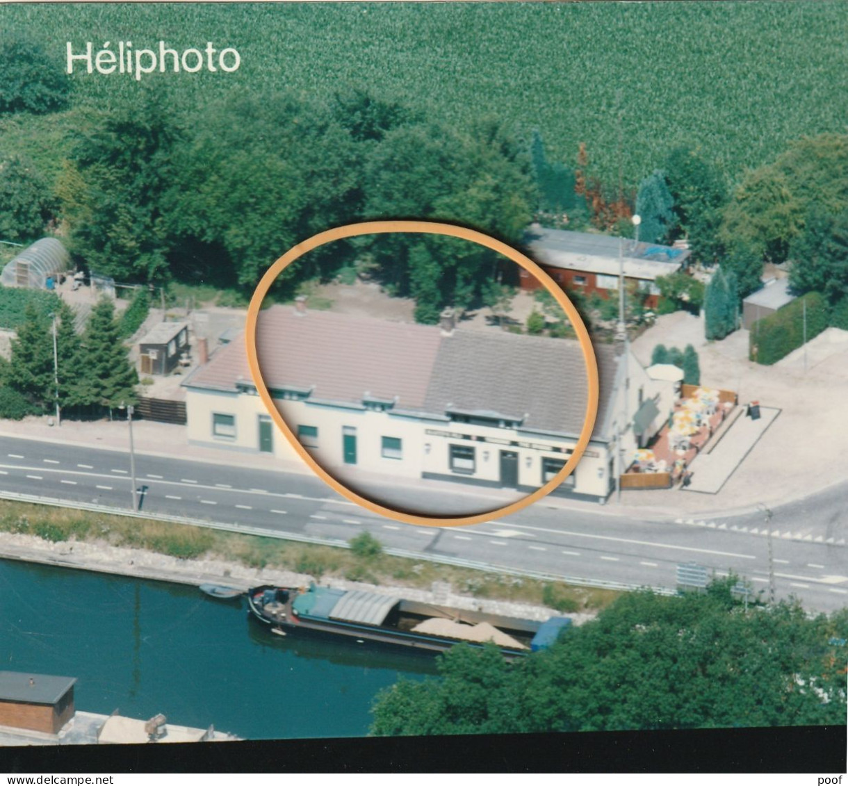 Bocholt / Lozen : Lozerstraat " Café The Bridge "  -----  Luchtfoto - Bocholt