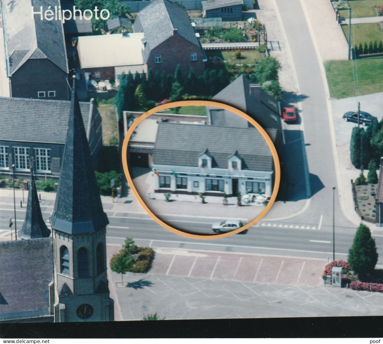 Bocholt / Lozen : Hamonterweg " Taverne Het Ketelke "  -----  Luchtfoto - Bocholt