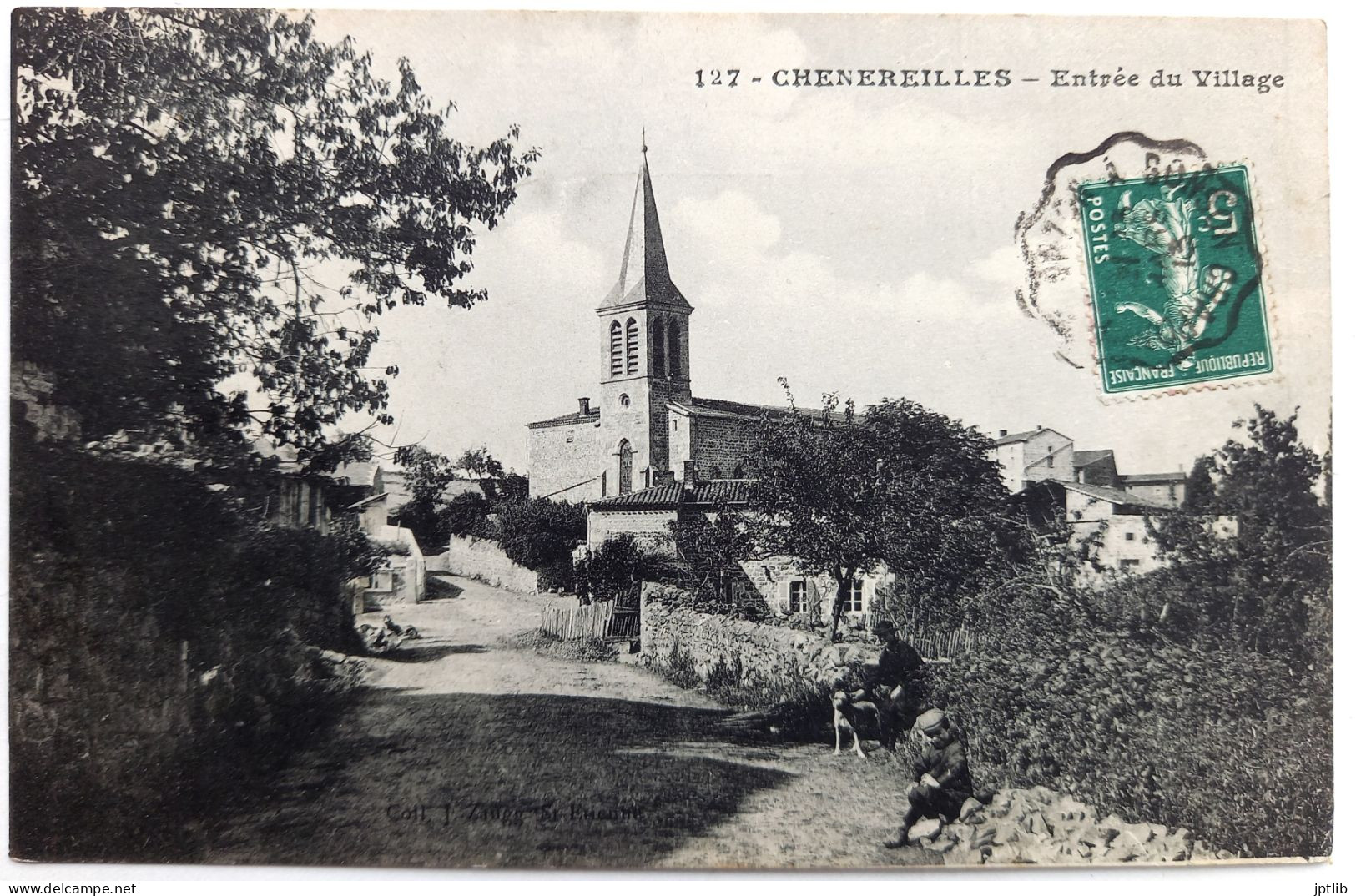 CPA Carte Postale / 42 Loire, Forez, Saint-Jean-Soleymieux, Chenereilles / Coll. J. Zaugg - 127 / Entrée Du Village. - Saint Jean Soleymieux