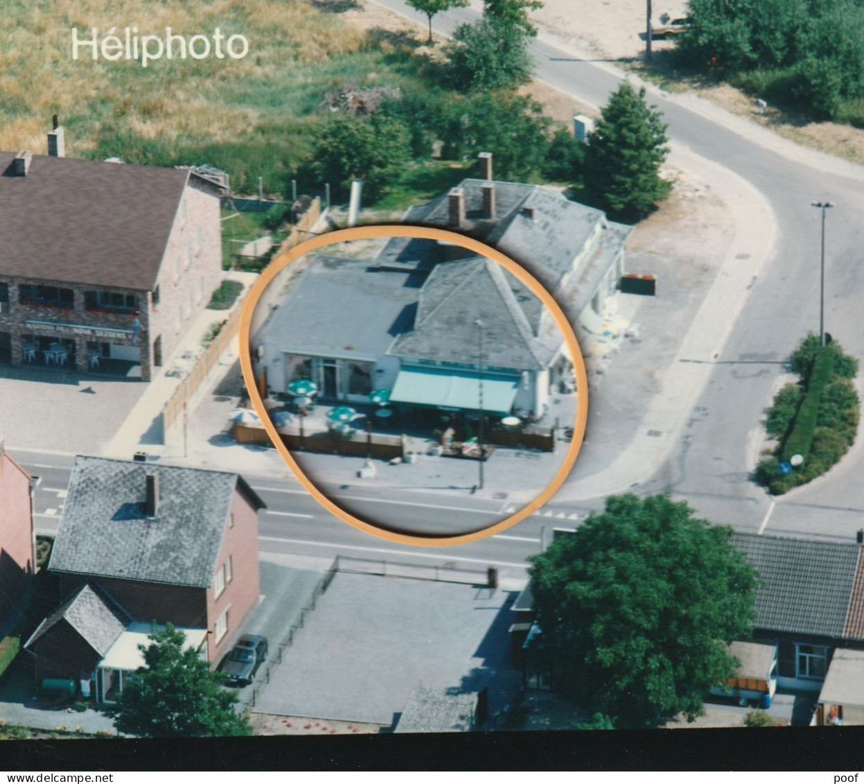 Bocholt / Lozen : Hamonterweg " Café Majestic " -----  Luchtfoto - Bocholt