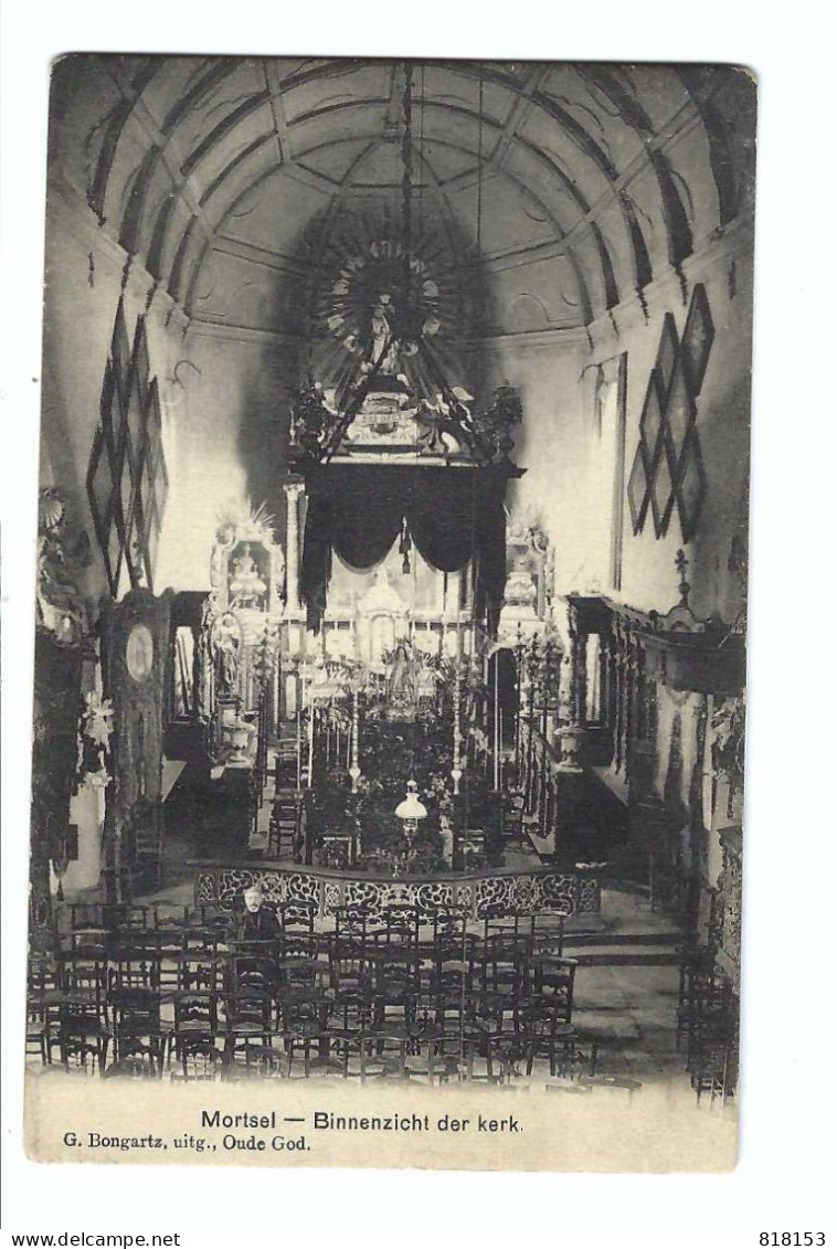 Mortsel  -  Binnenzicht Der Kerk  1911 - Mortsel