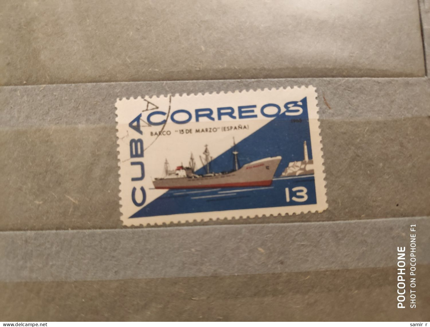 Cuba	Ships (F69) - Used Stamps