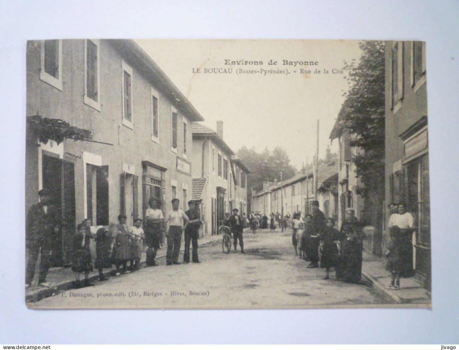 2023 - 2989  LE BOUCAU  (64)  :  Rue De La Cité  -  SUP Animation   1915  XXX - Boucau