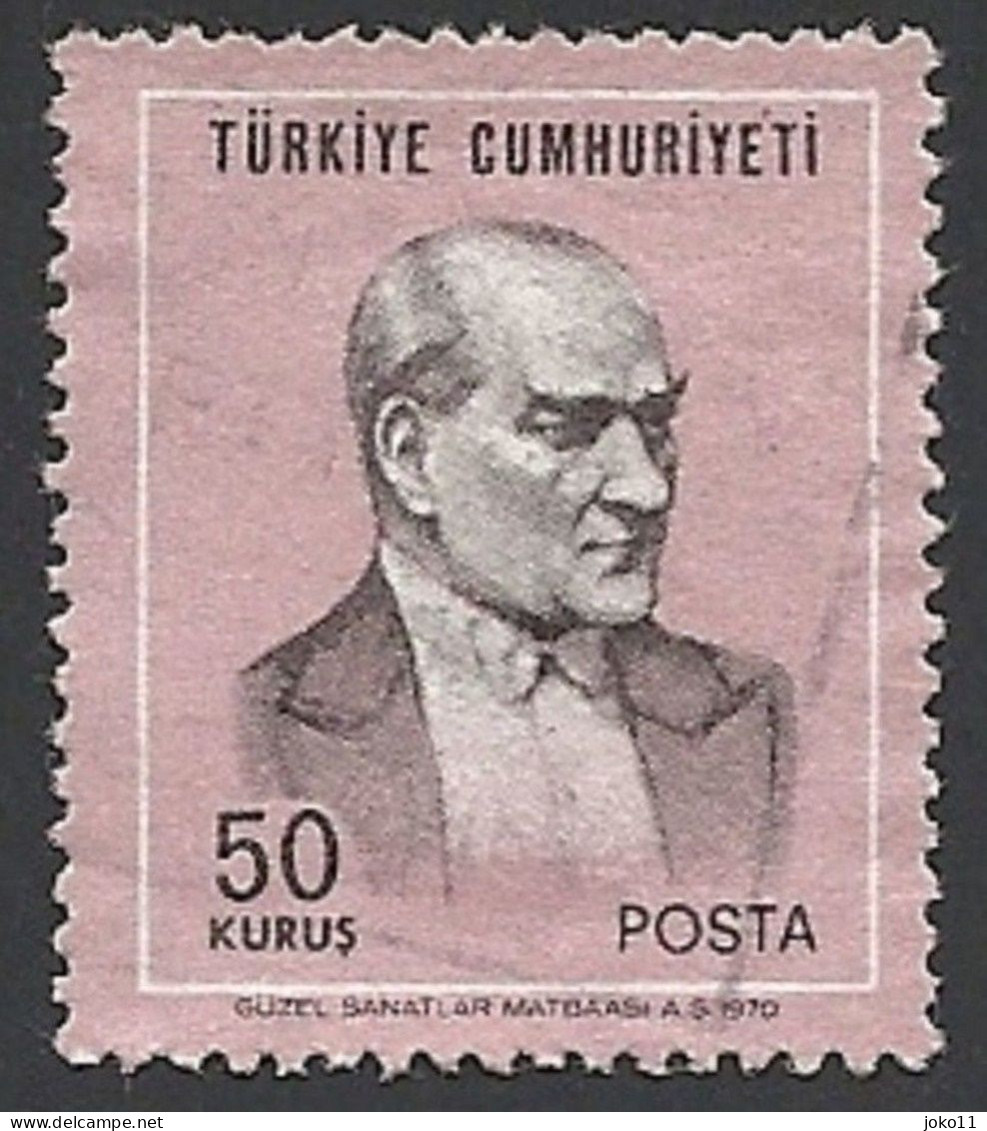 Türkei, 1970, Mi.-Nr.  2170 A, Gestempelt - Oblitérés