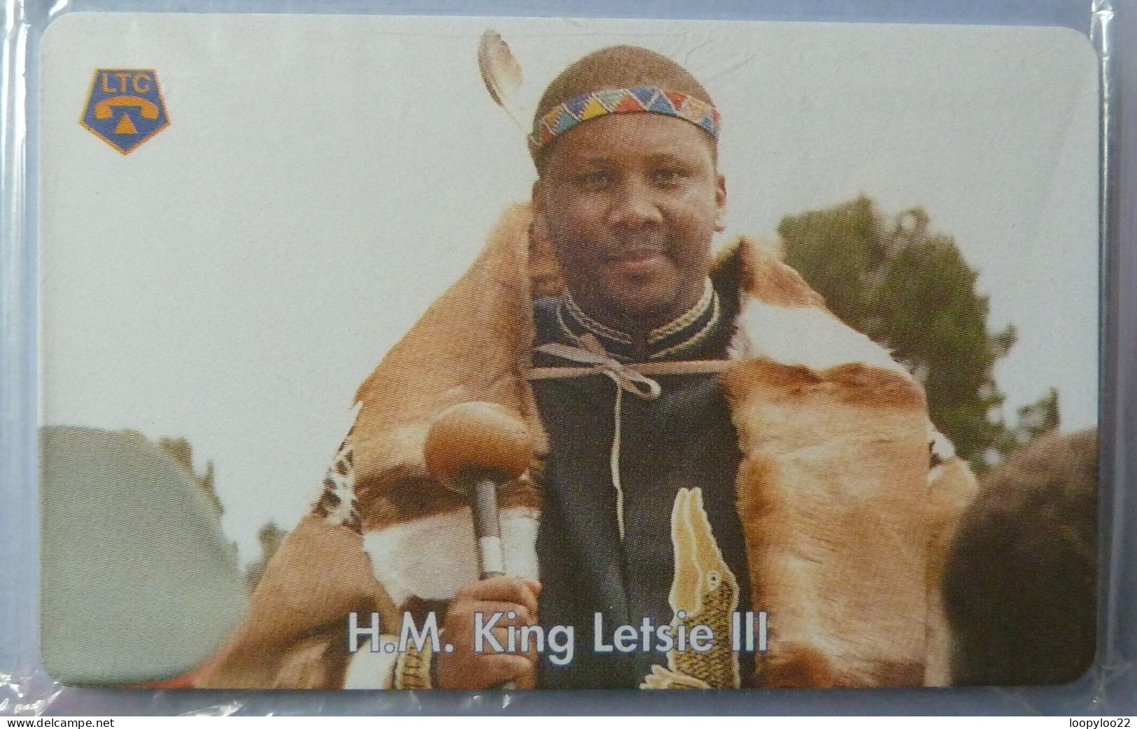 LESOTHO - Chip - HM King Letsie III - M30 - Mint Blister - Lesoto