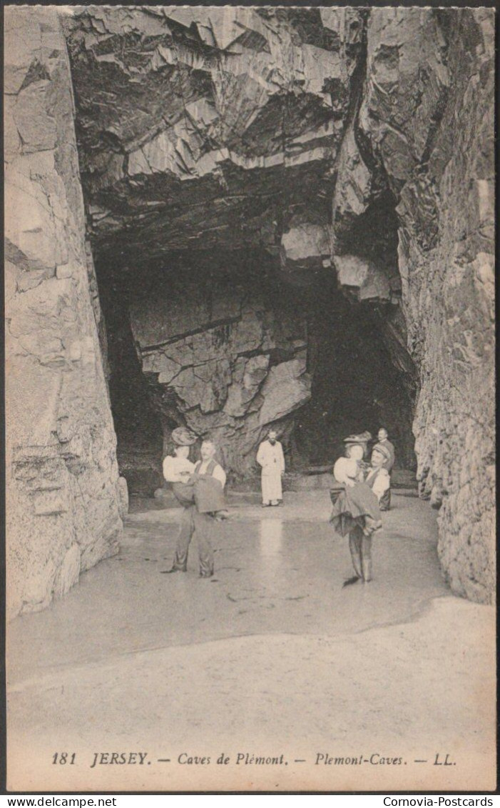 Caves De Plémont, Jersey, C.1905-10 - Lévy CPA LL181 - Plemont