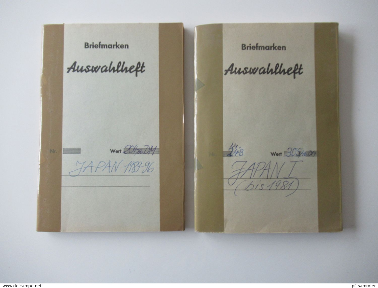 Sammlung / 2x Auswahlheft Asien Japan Ab Semiklassik - Ca. 1996 Viele Gestempelte Marken / Absolute Fundgrube!! Motive - Sammlungen (im Alben)