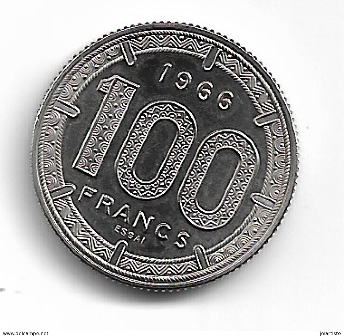 Monnaie Essai 100 Francs Banque Centrale De L Afrique Equatoriale Superbe   Port Compris En France  Plat 1 N0163 - Autres – Afrique